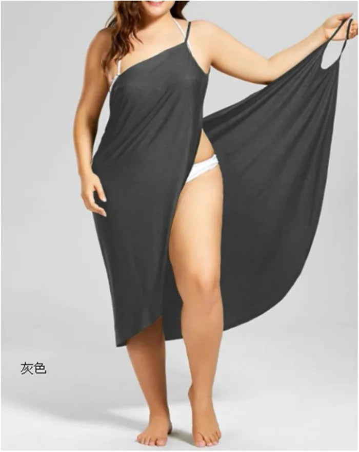 Summer Beach Wrap Dress Sun Protection Bikini Cover Up