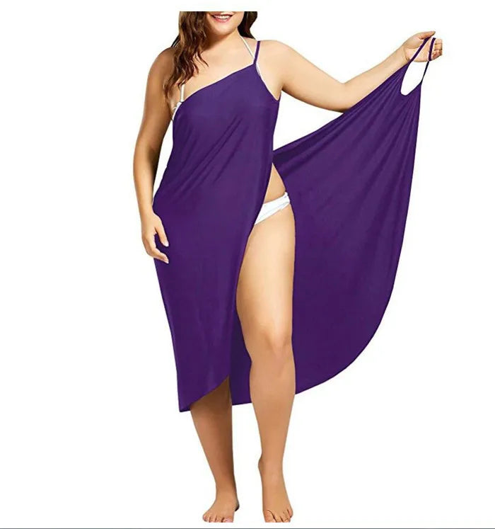 Summer Beach Wrap Dress Sun Protection Bikini Cover Up