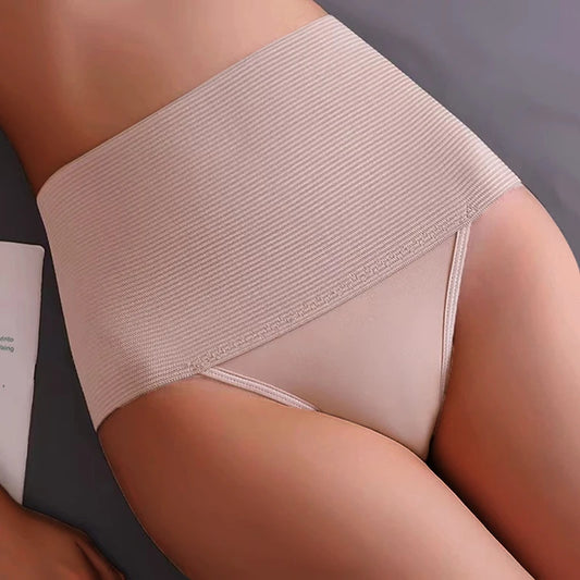 High Waist Postpartum Panties Women's Abdomen Hip Lift Brief Body Shaping Pants Breathable Slimming Underwear Belly Compression